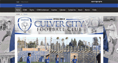 Desktop Screenshot of culvercityfootballclub.com
