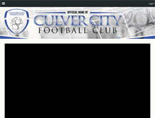 Tablet Screenshot of culvercityfootballclub.com